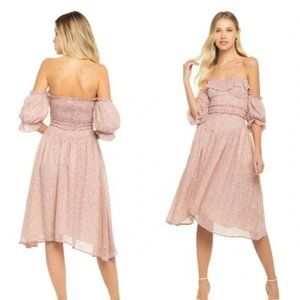 NWT  Lani The Label Monroe Midi Dress.  SZ S